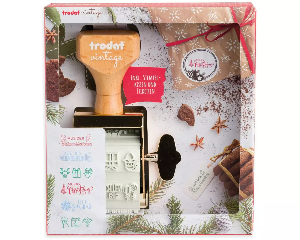 Trodat Motivstempel Vintage Weihnachten