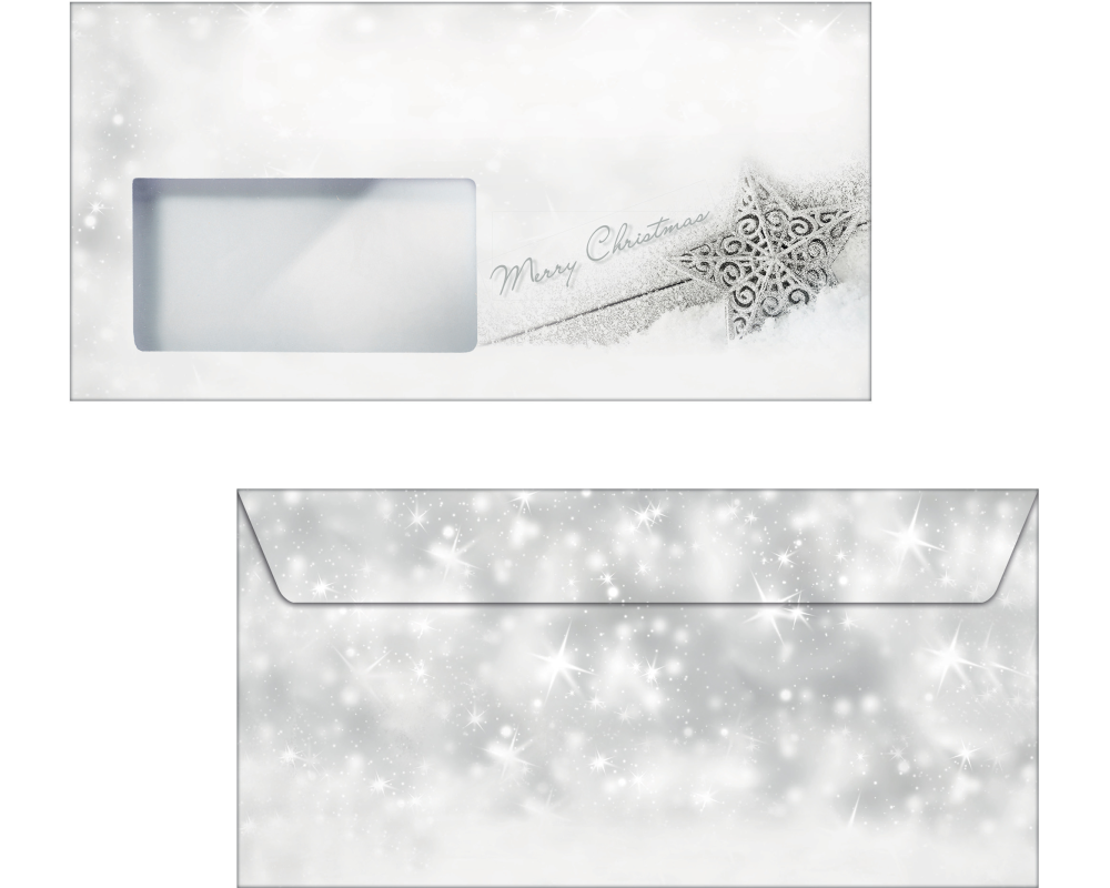 SIGEL Weihnachts-Umschlag 11x22cm DU136 90g 50 Stück