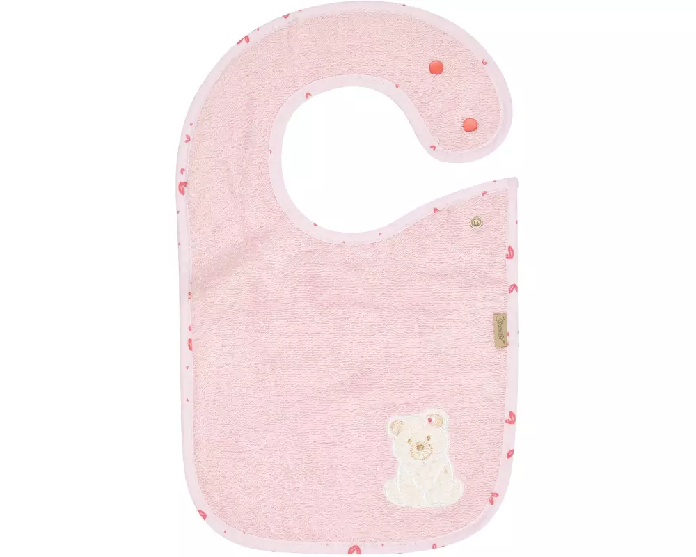 Sterntaler Lätzchen Einlage Bär Betty 38 x 26 cm, Rosa