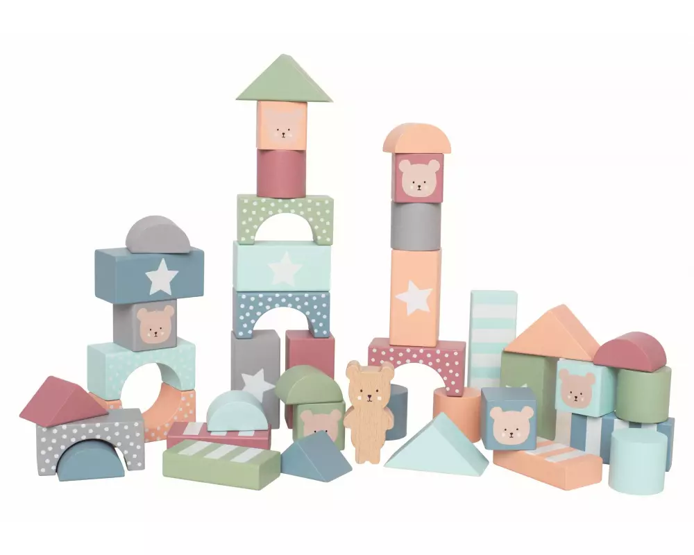 Jabadabado Bauklötze Teddy 49 Teile