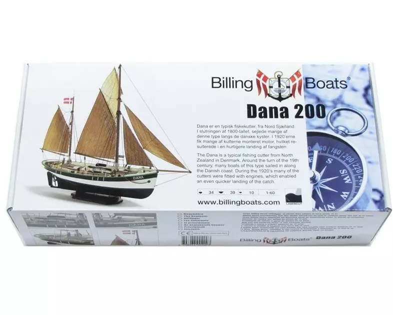 Billing Boats Bausatz Fischerboot Dana, 390 mm 1:60