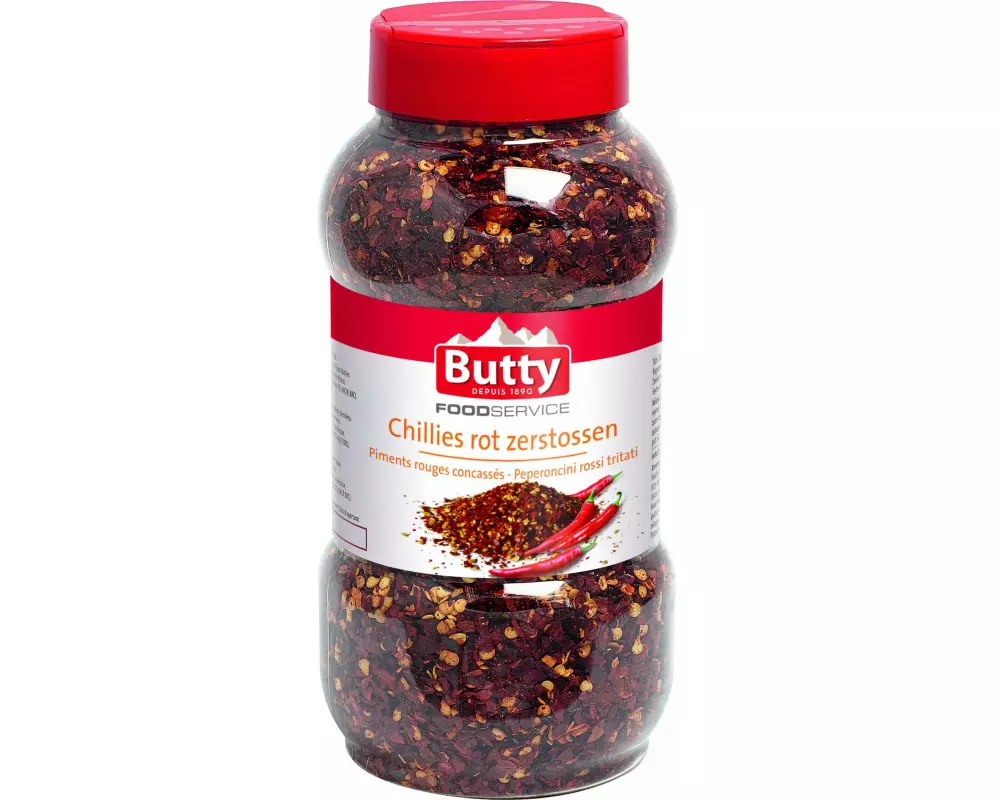 Butty Gewürz Chillies rot zerstossen 330 g