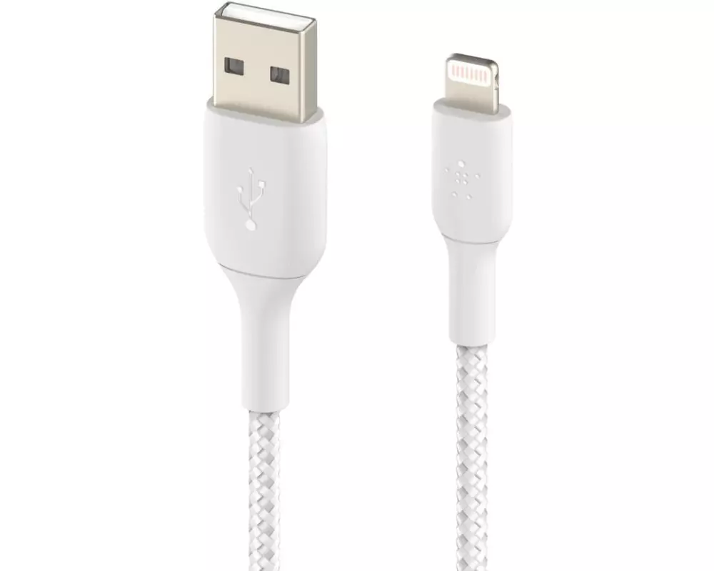 Belkin USB-Ladekabel Braided Boost Charge USB-A - Lightning 3 m