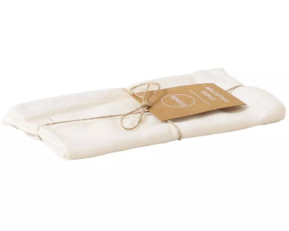 Esmée Stoffserviette 45 cm x 45 cm, 1 Stück, Crème