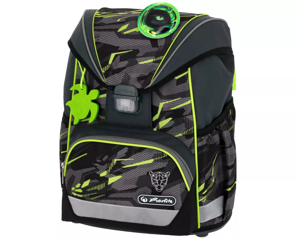 Herlitz Schulrucksack-Set UltraLight Plus Wild Panther 4-teilig 22 l