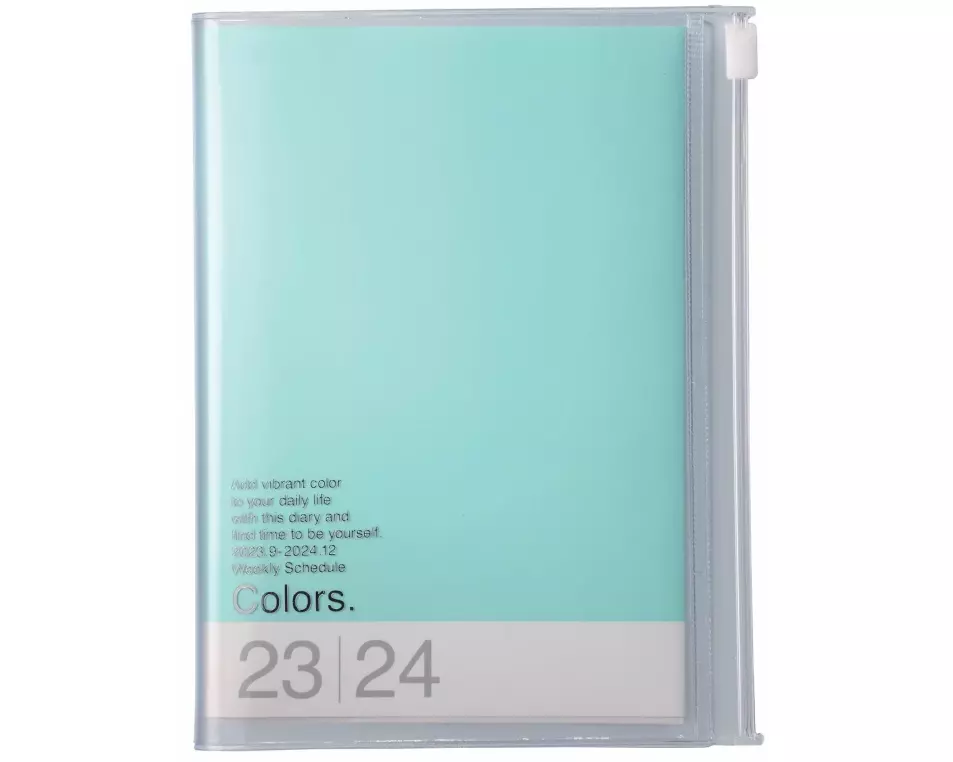 MARK'S 2023/2024 Taschenkalender A6 vertikal, COLORS // Mint