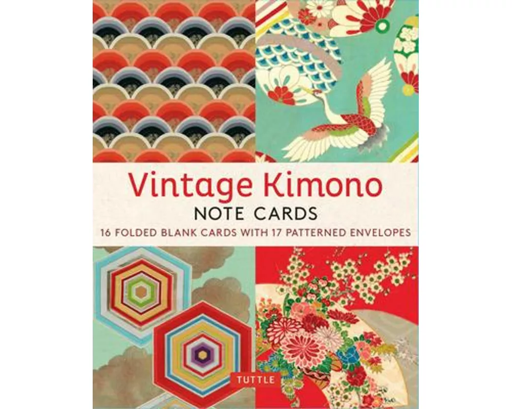 Vintage Kimono, 16 Note Cards