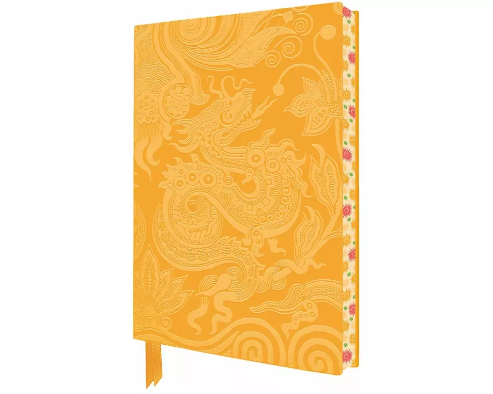 Royal Pavilion, Brighton: Yellow Bow Rooms Dragon Wallpaper Artisan Art Notebook (Flame Tree Journals)