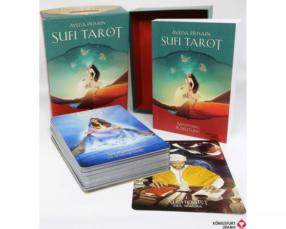 Sufi-Tarot - Der Weg des Herzens: 78 Tarotkarten mit Anleitung