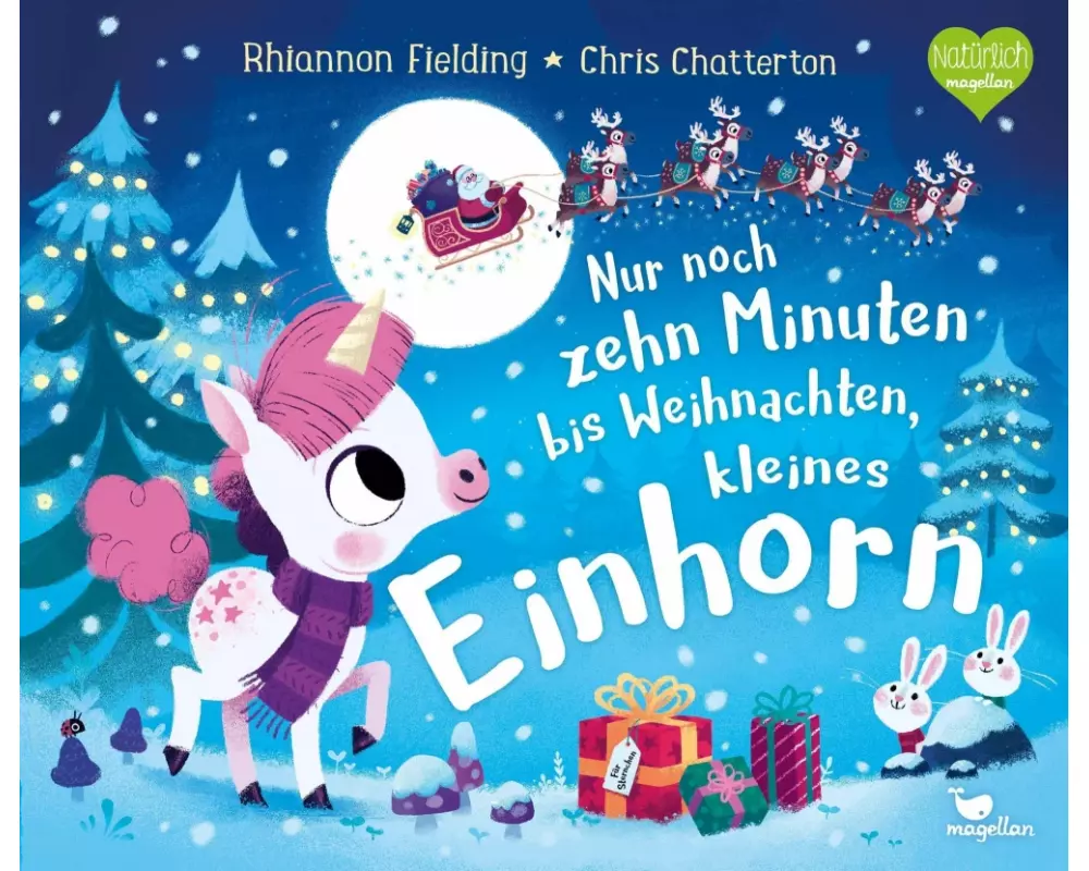 Nur noch zehn Minuten bis Weihnachten, kleines Einhorn