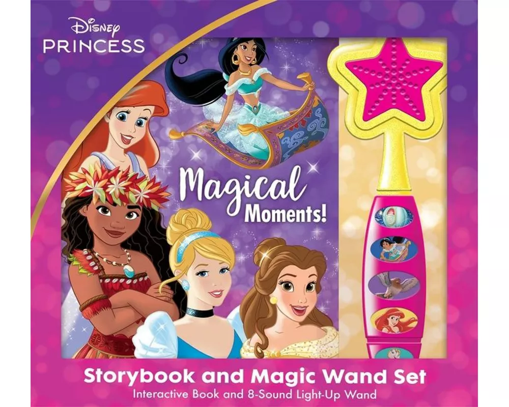 Disney Princess: Magical Moments! Storybook and Magic Wand Sound Book Set