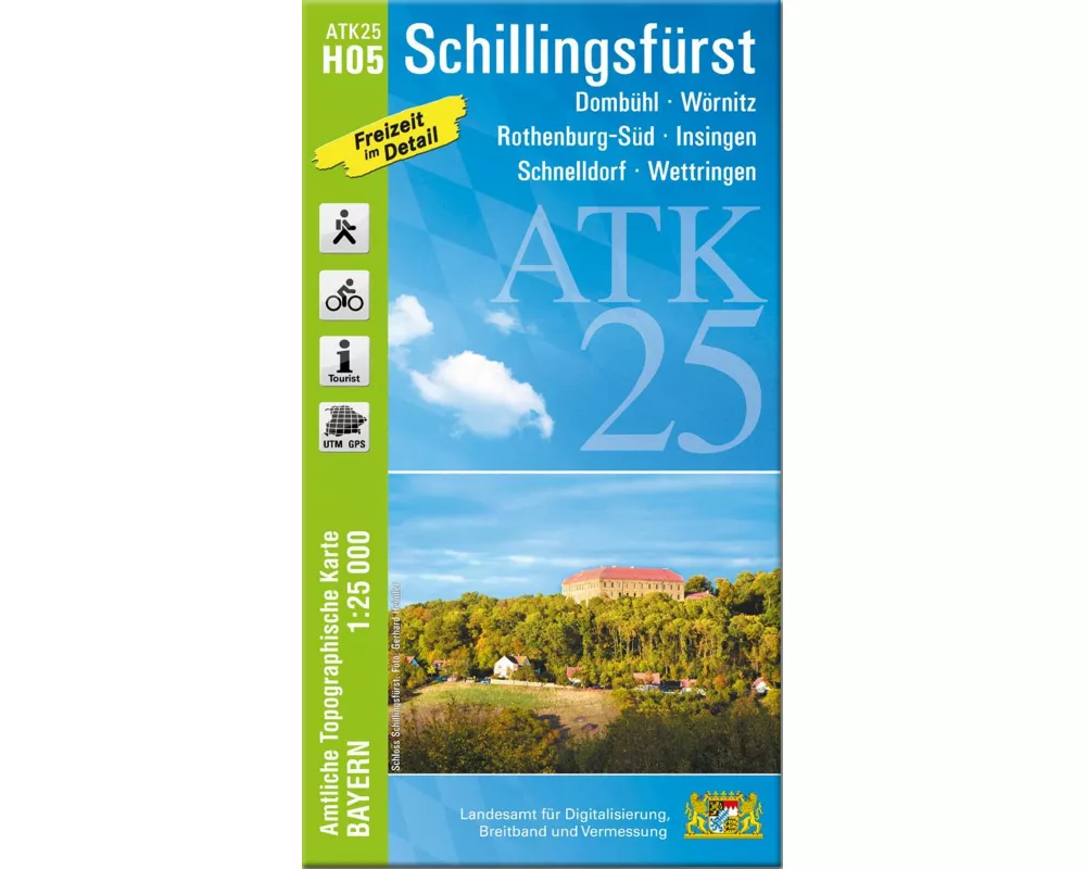 ATK25-H05 Schillingsfürst (Amtliche Topographische Karte 1:25000)