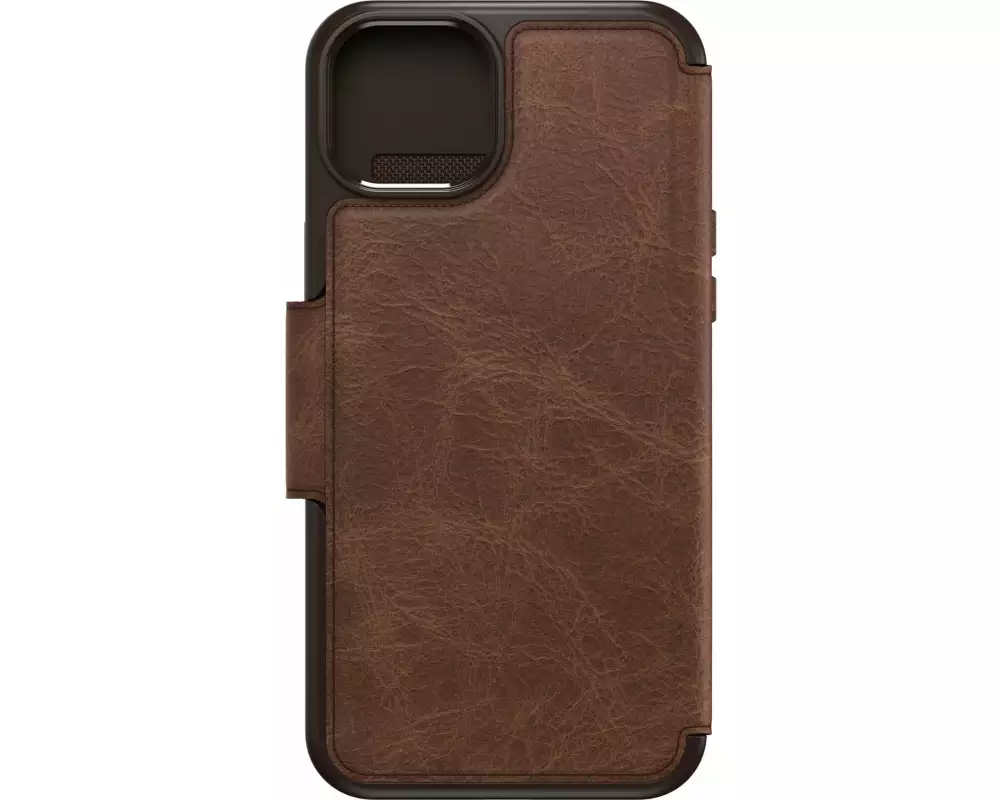 Otterbox Book Cover Strada iPhone 15 Plus Braun