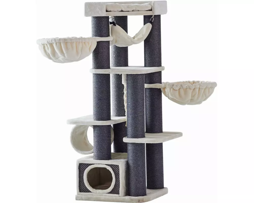 Nobby Kratzbaum Chilo, 165 cm, Cream/Anthrazit