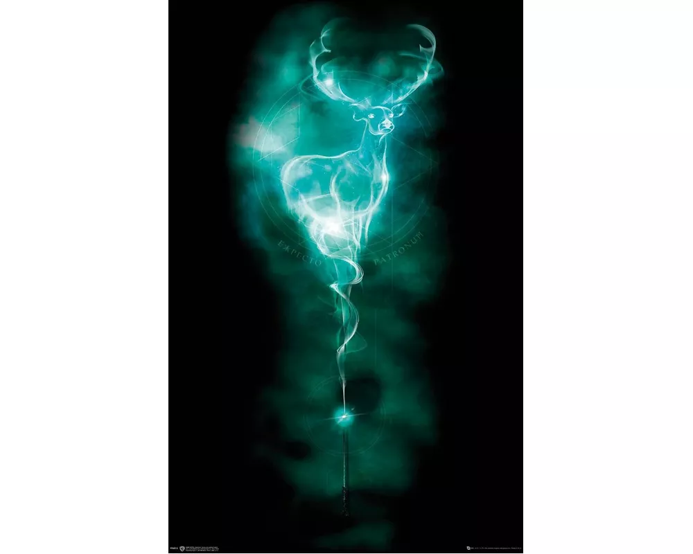 HARRY POTTER Poster. "Patronus Stag"
