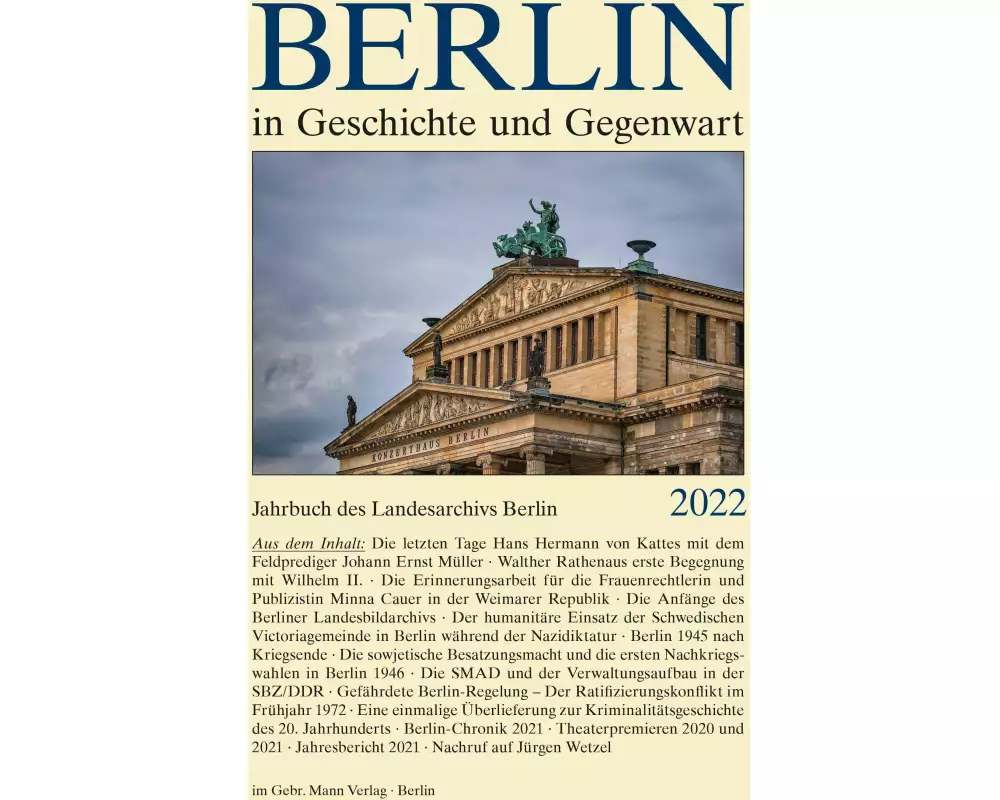 Berlin in Geschichte und Gegenwart
