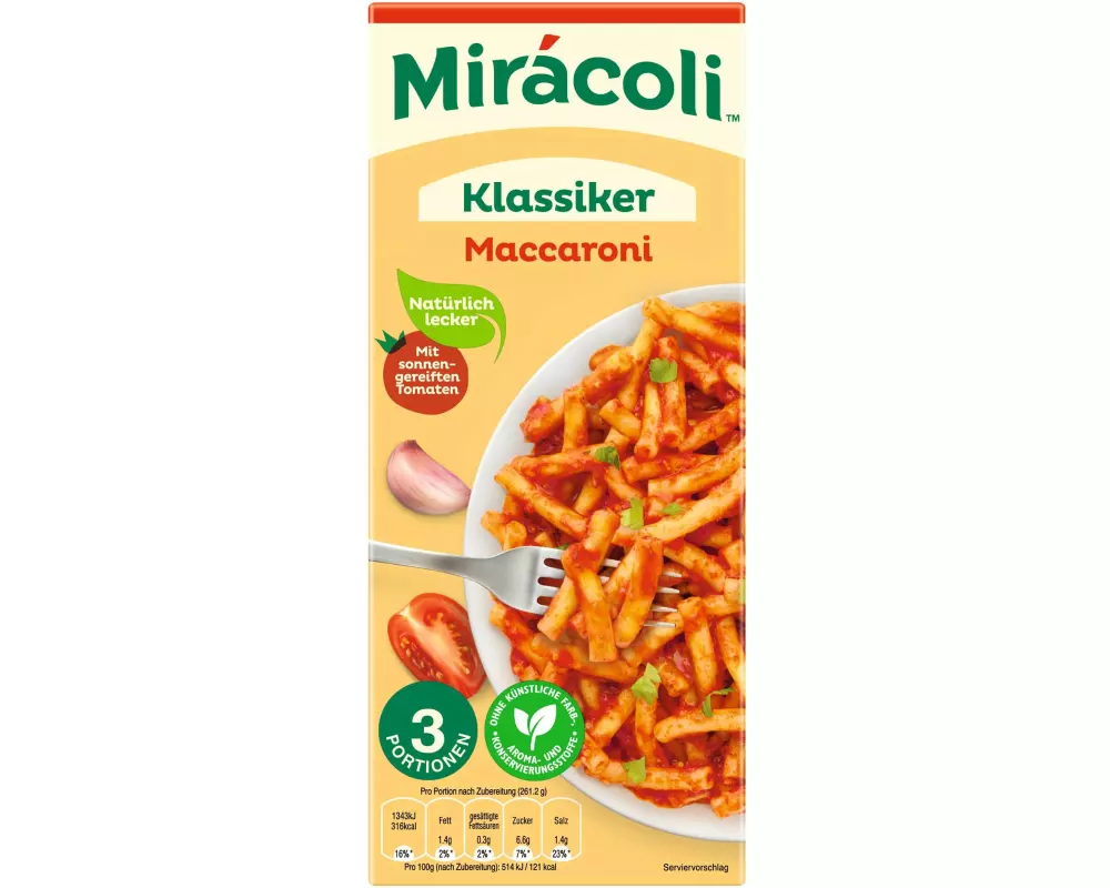 Mirácoli Teigwaren Maccaroni 356 g