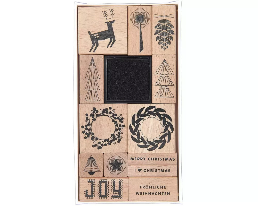 Stempelset I love Christmas FSC 100%, 13 Stempel