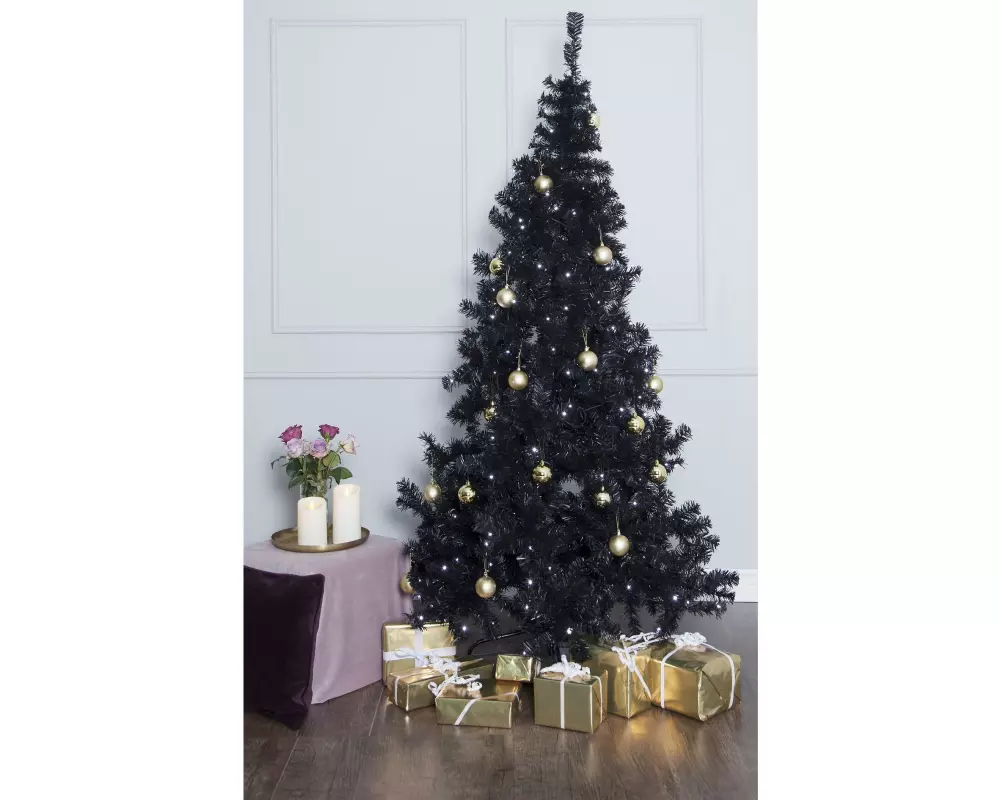 Star Trading Weihnachtsbaum Ottawa, 260 LEDs, 210 cm, Schwarz