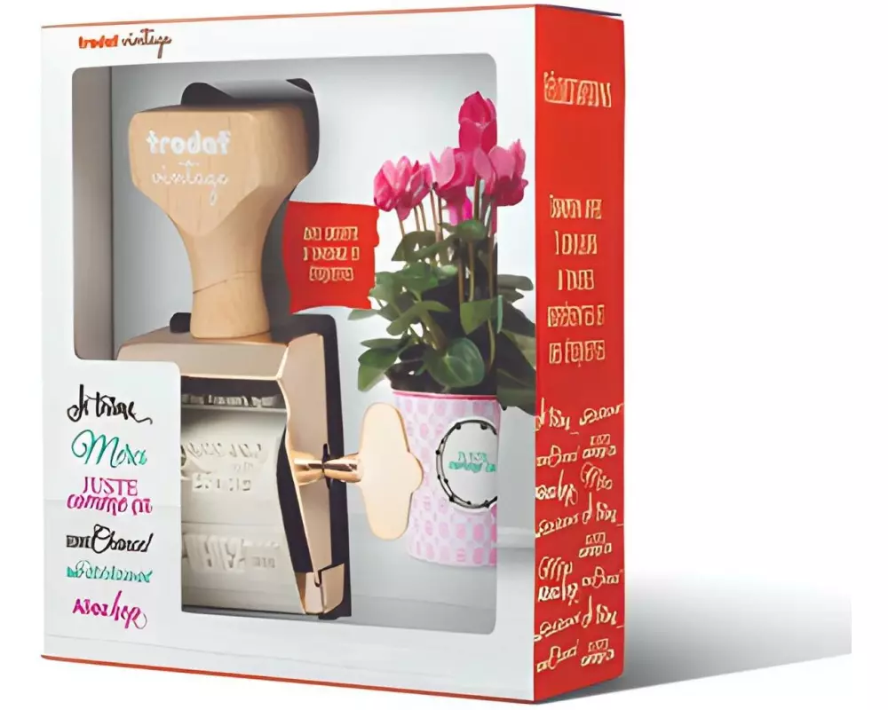 Trodat Stempel Vintage «Félicitations»