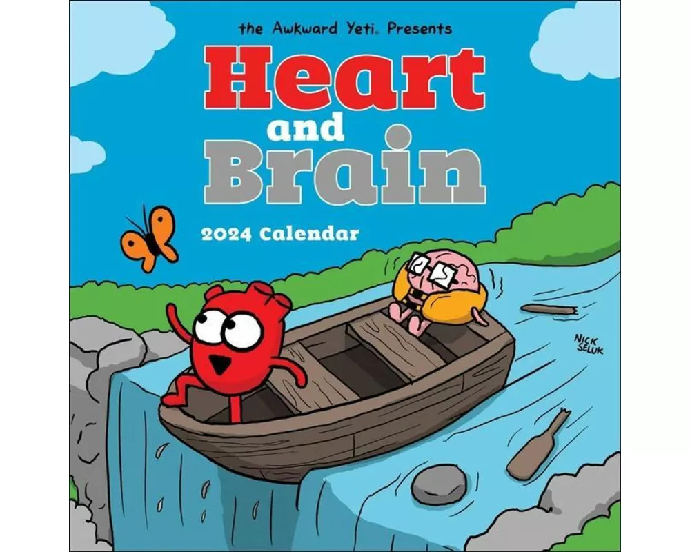 Heart and Brain 2024 Wall Calendar