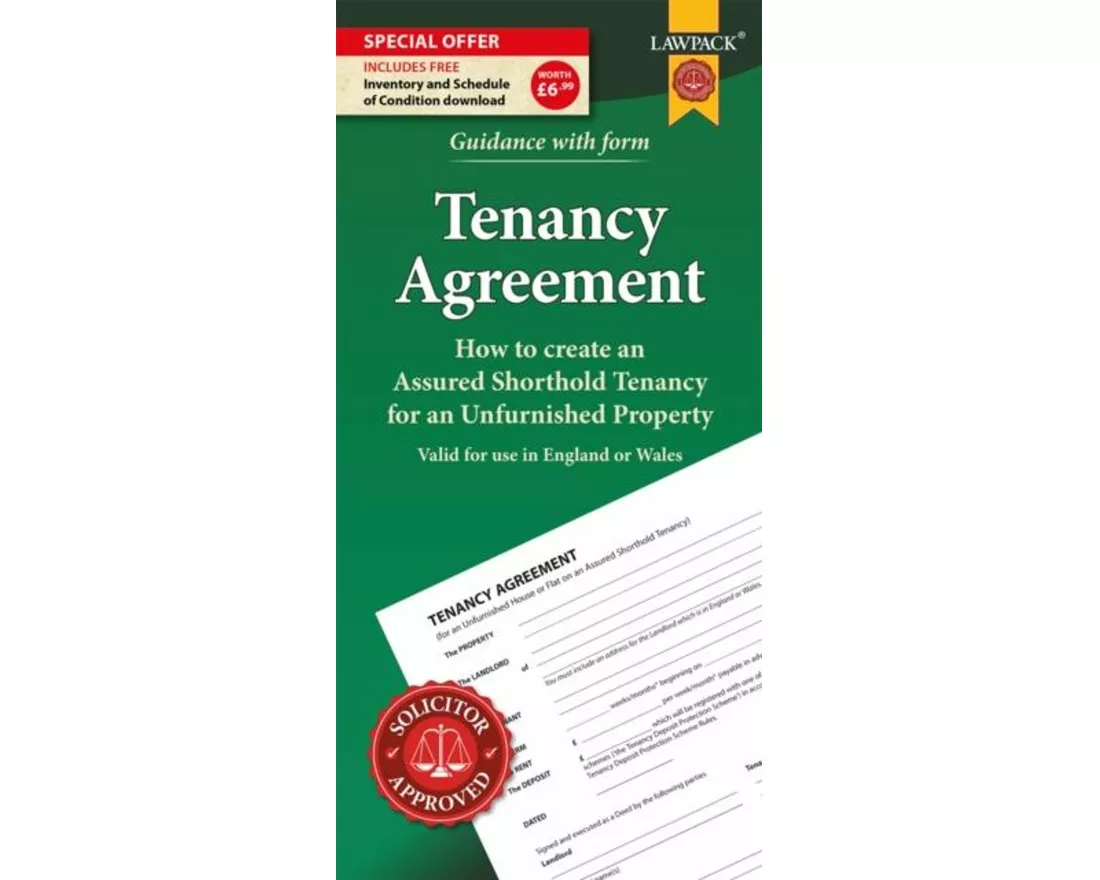 Unfurnished Tenancy Agreement Form Pack
