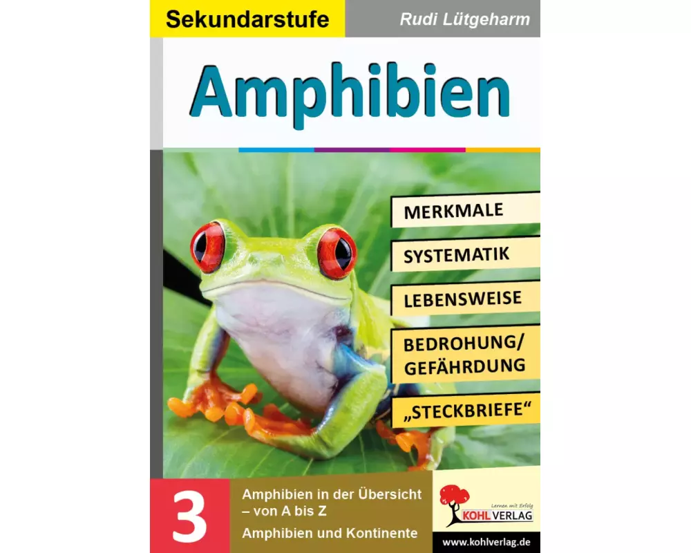 Amphibien - Merkmale, Lebensraum, Systematik