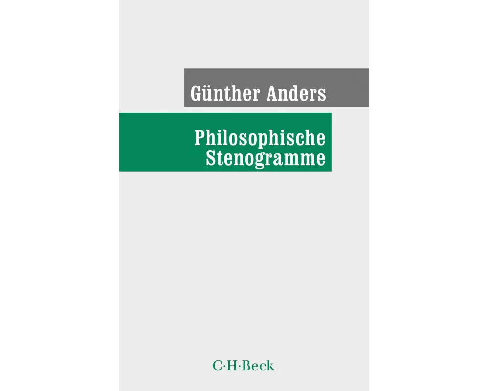 Philosophische Stenogramme
