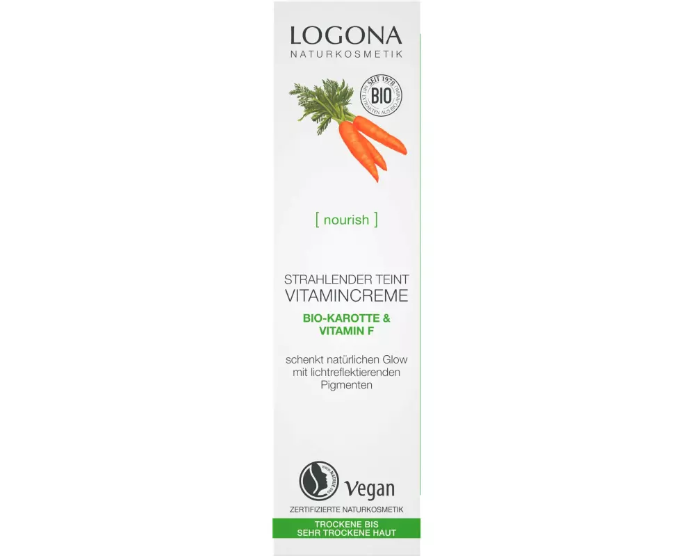 Logona Gesichtscrème Nourish Bio-Karotte 30 ml