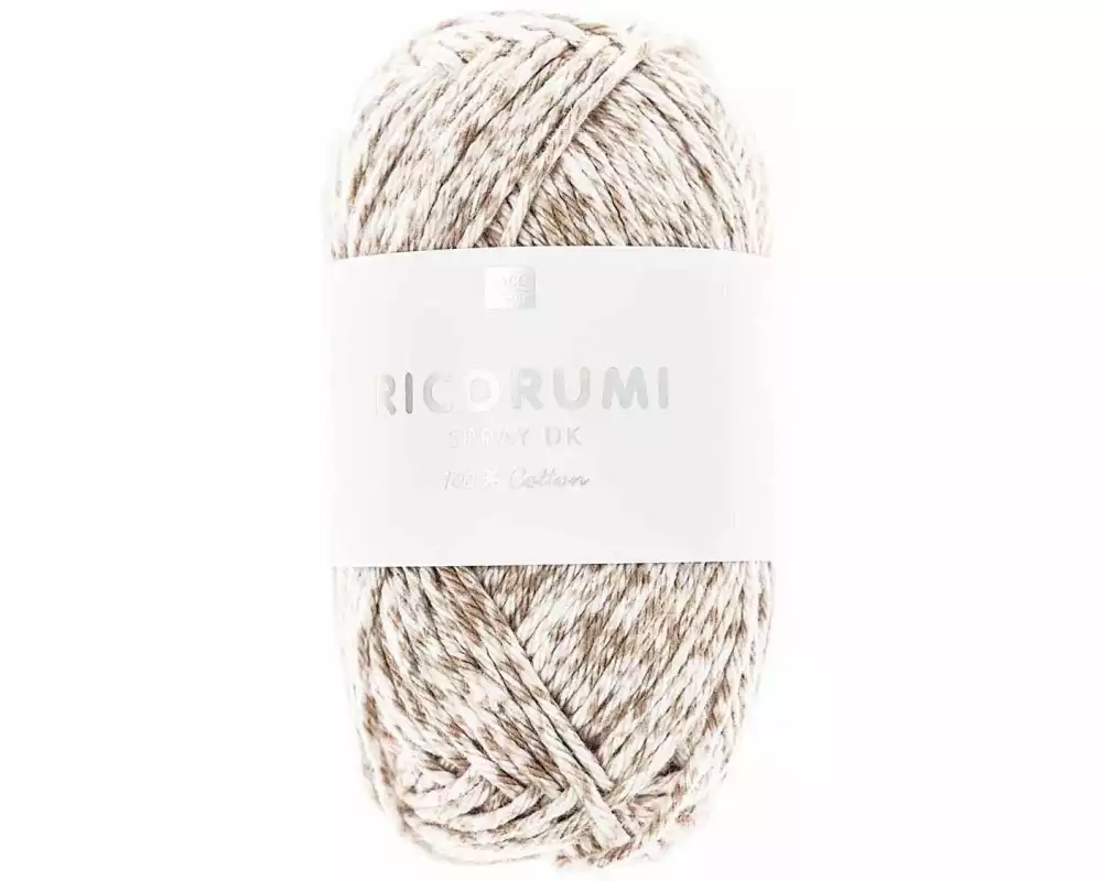 Rico Design Wolle Creative Ricorumi DK 25 g, Beige; Weiss