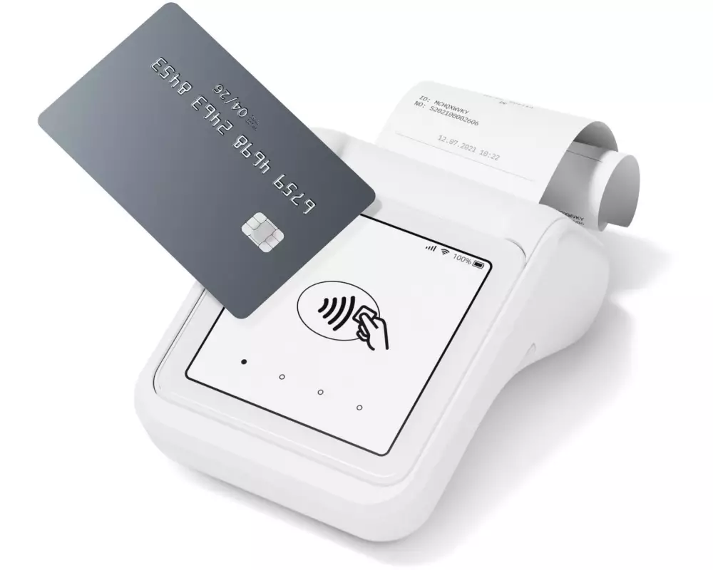 SumUp Chipkartenleser Solo, inkl. Drucker, Weiss