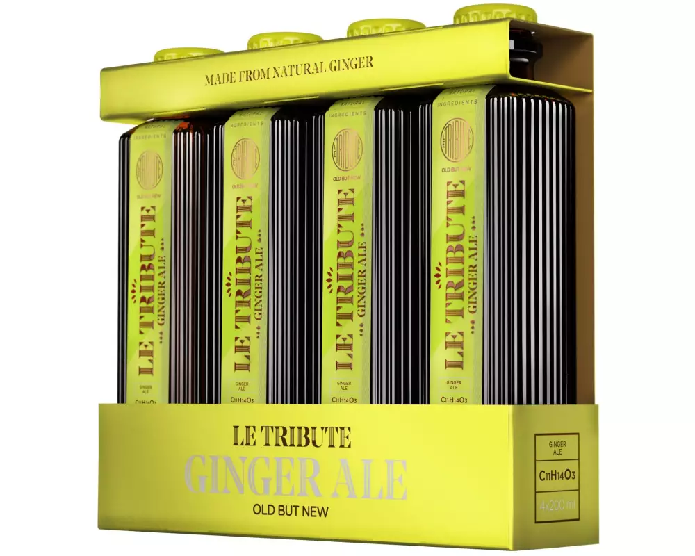 Le Tribute Soft-Drinks Ginger Ale Set 4 x 20 cl