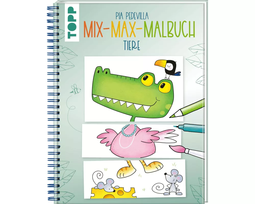 Frechverlag Malbuch Mix-Max Tiere 48 Seiten