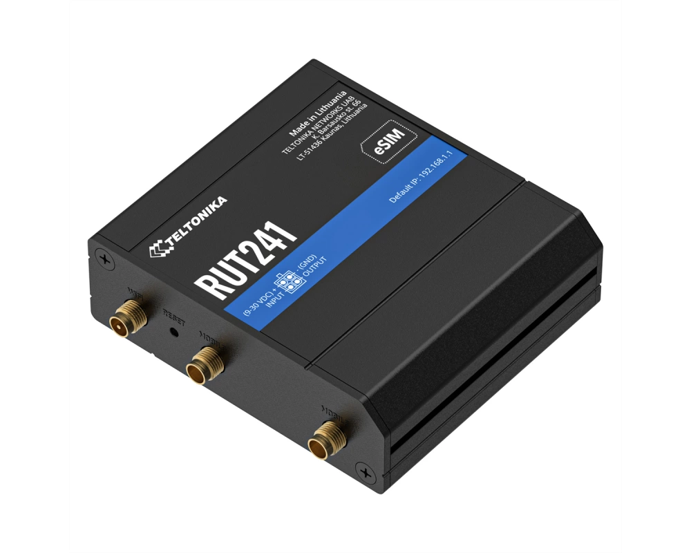 TELTONIKA RUT241 LTE/4G/3G/2G WiFi Industrie Router eSIM Version