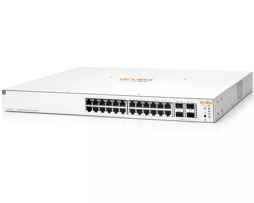 Aruba Instant On Switch 1930, 24 Ports, PoE 195W, (4x SFP/SFP+)