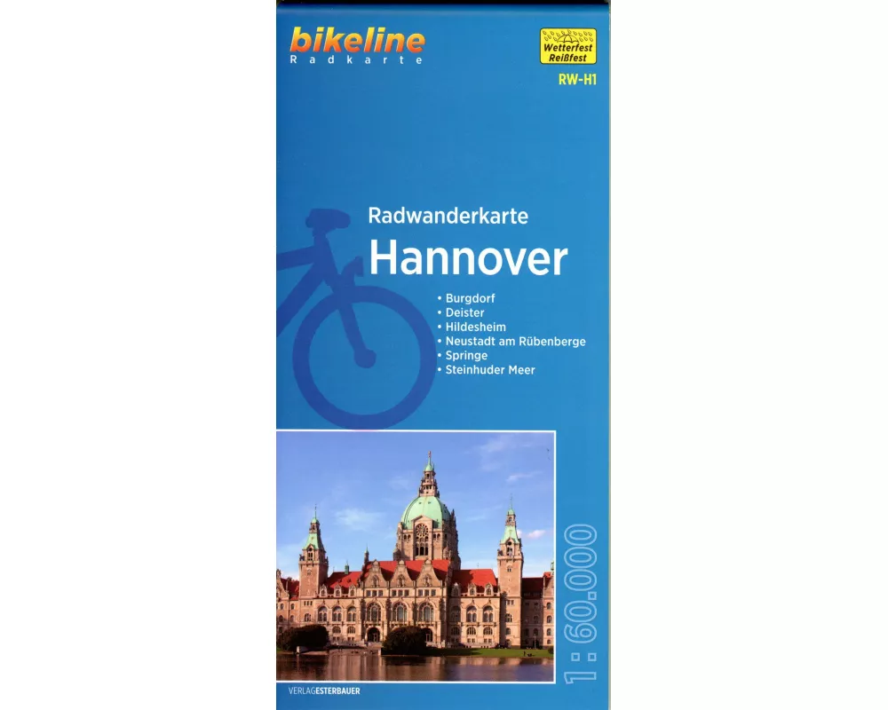 Radwanderkarte Hannover RW-H1