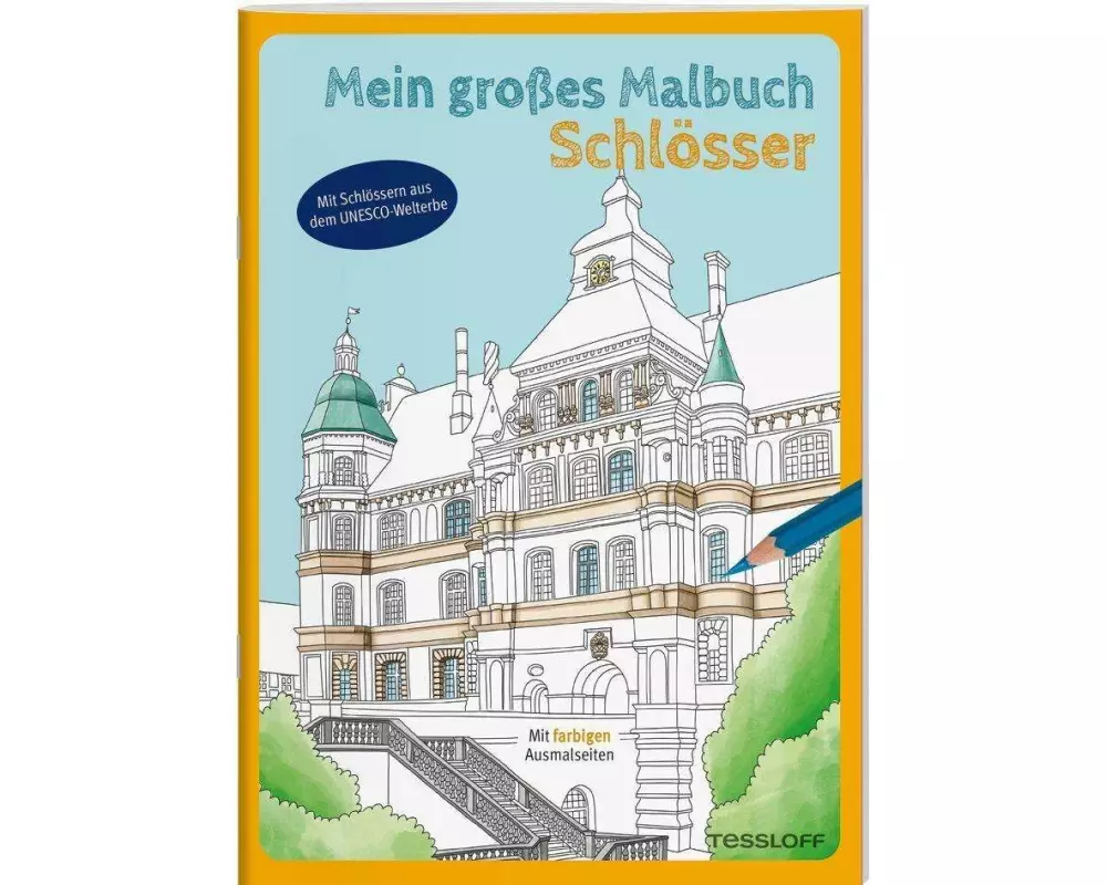 Mein großes Malbuch. Schlösser