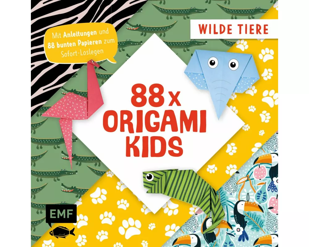 88 x Origami Kids – Wilde Tiere