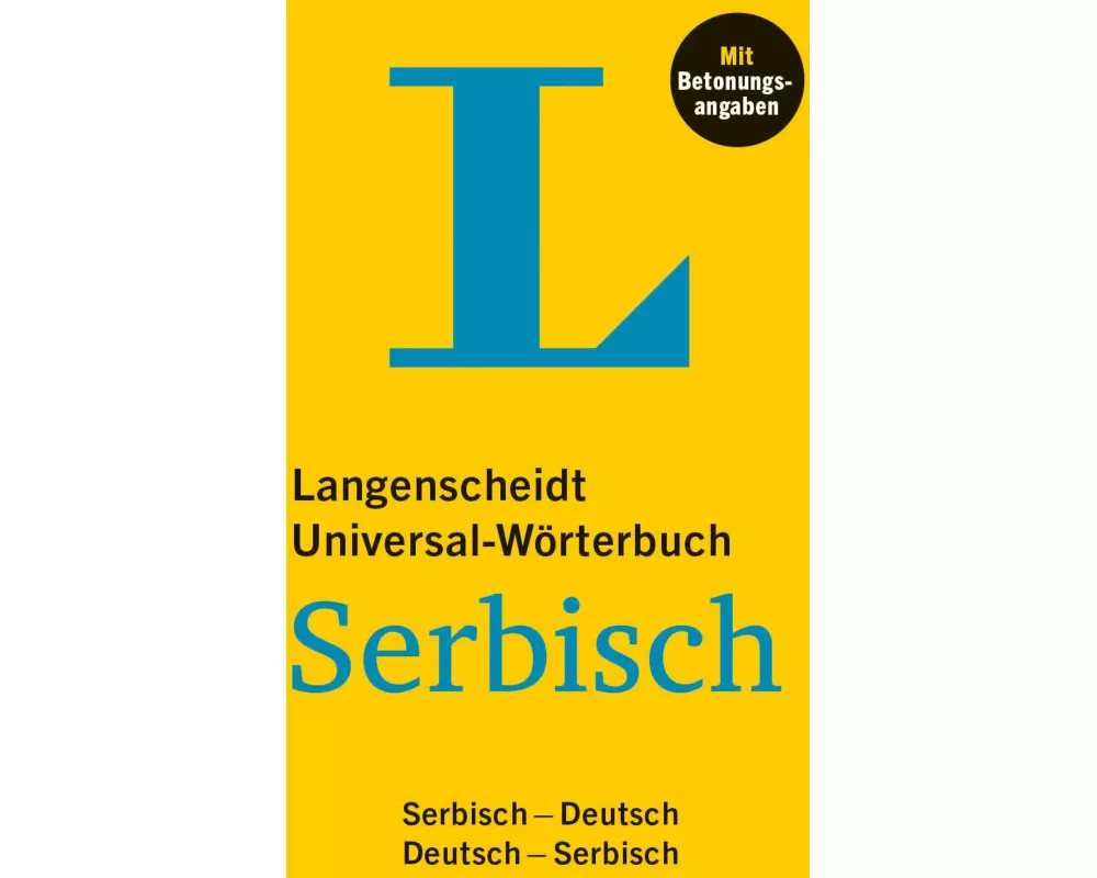 Langenscheidt Universal-Wörterbuch Serbisch