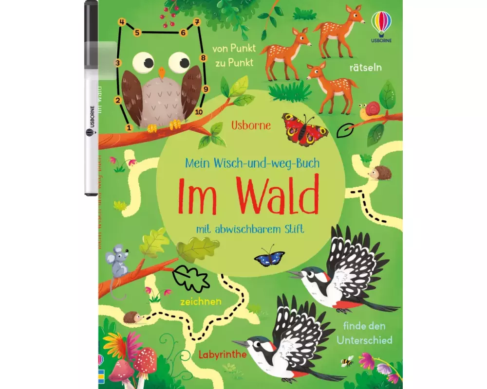 Mein Wisch-und-weg-Buch: Im Wald