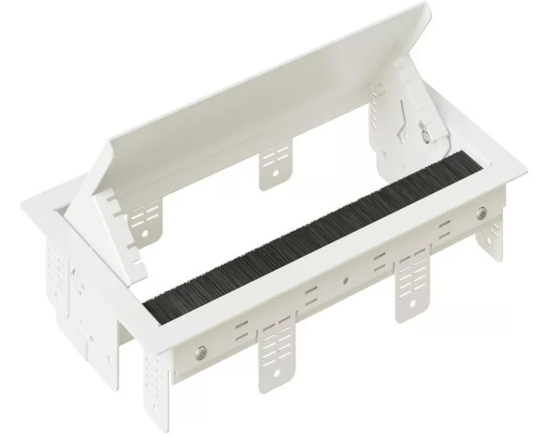 max connect Einbaurahmen BOX S 3-Fach Weiss