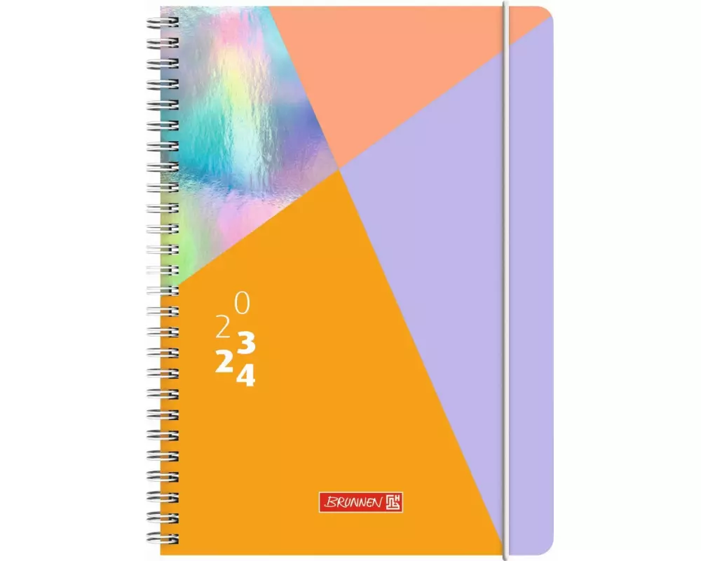 BRUNNEN 1072126014 Wochenkalender Schülerkalender 2023/2024 "Intoxicate" 2 Seiten = 1 Woche Blattgröße gekürzt 12,8 x 21 cm A5 Hardcover-Einband
