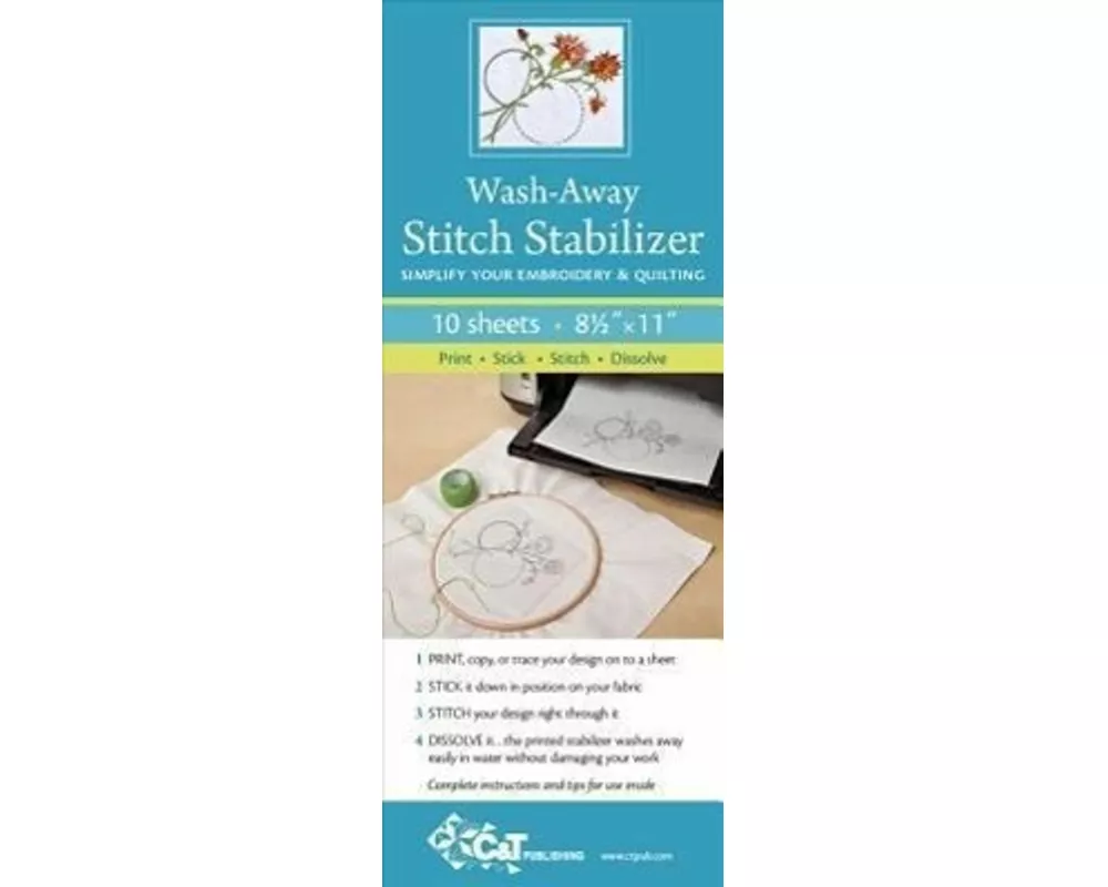 Wash-Away Stitch Stabilizer