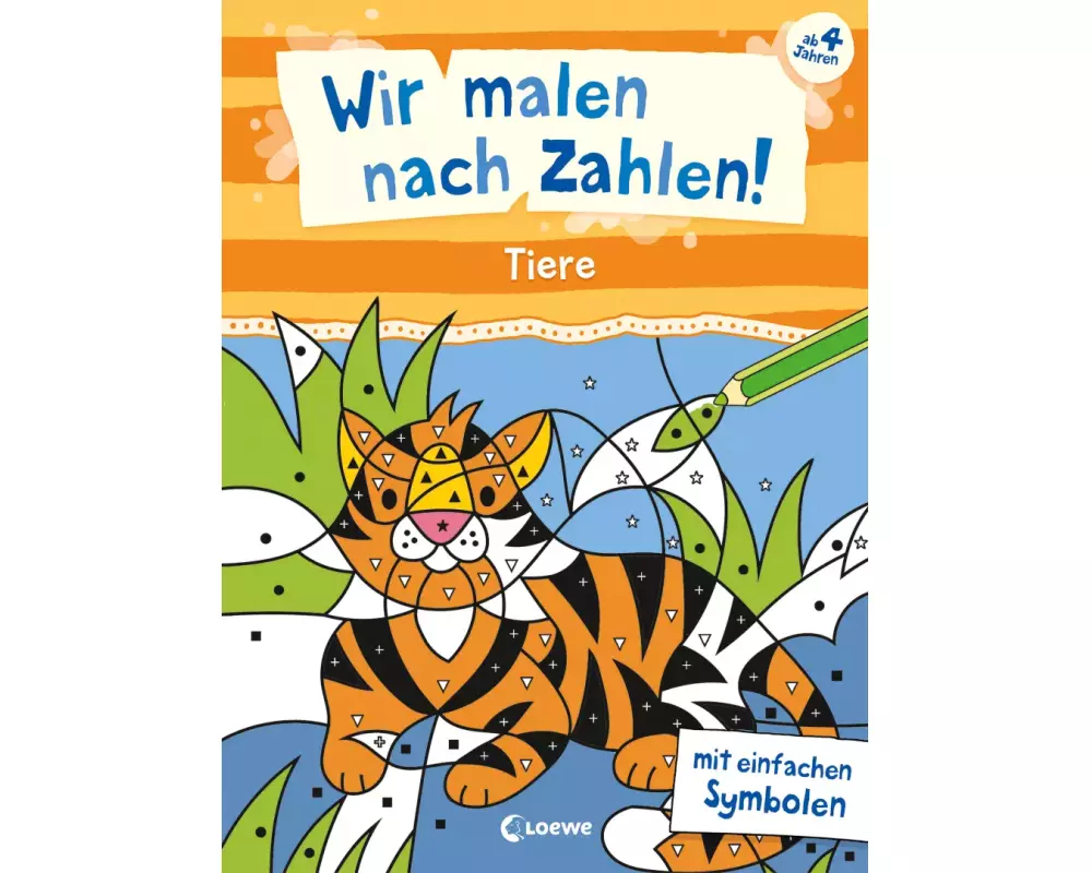 Wir malen nach Zahlen! - Tiere