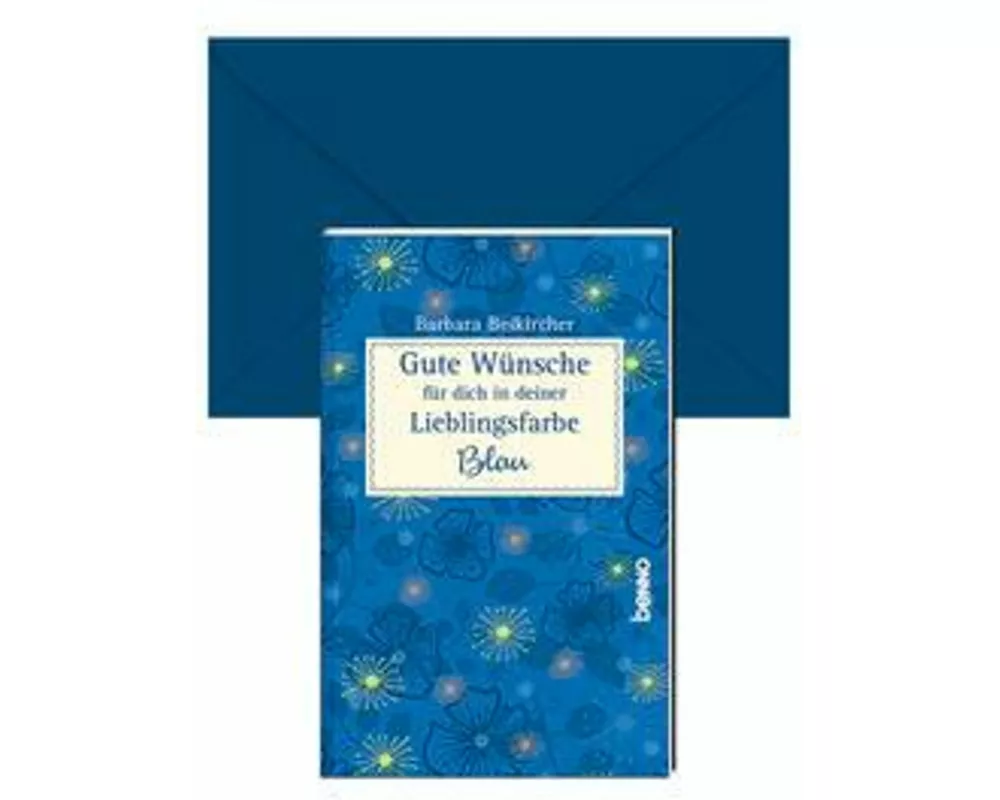 Gute Wünsche für dich in deiner Lieblingsfarbe: Blau