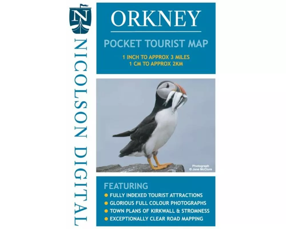 Nicolson Orkney Pocket Tourist Map