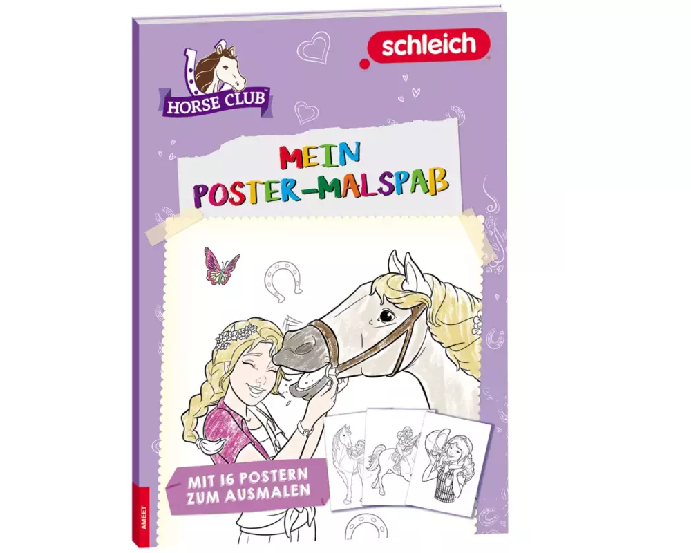 SCHLEICH Horse Club™ – Mein Poster-Malspaß