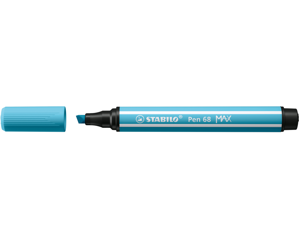 STABILO Fasermaler Pen 68 MAX 2+5mm 768/57 azurblau