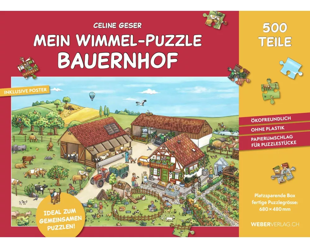 Mein Wimmel-Puzzle Bauernhof