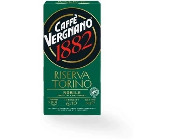 Caffè Vergnano Kaffeekapseln Riserva Torino Nobile 10 Stück